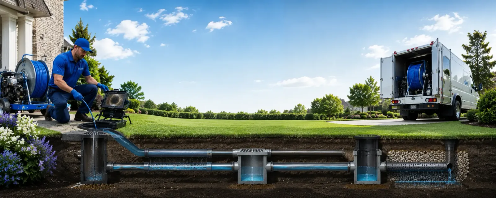 Outdoor drain cleaning information for Berlin, ND
